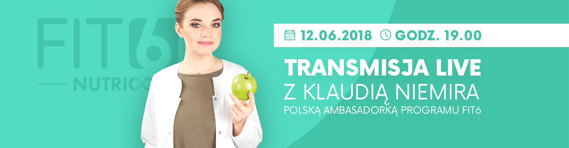 LIVE na FB z Klaudią Niemira - Ambasadorką FIT6
